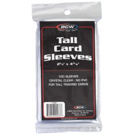 BCW Tall Trading Card Soft Sleeves