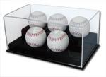 Deluxe Acrylic Five Baseball Display 