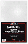 Silver Mylar 2 Mil Comic Bags