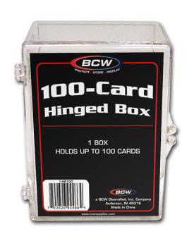 BCW Hinged Box - 100 Count 