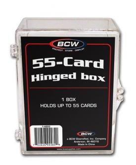 BCW Hinged Box - 55 Count 
