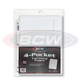 Pro Four-Pocket Page (20ct Pack)