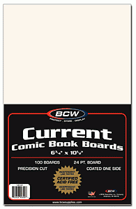 Current Comic Book Backing Boards