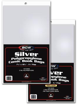 Silver Comic Book Bags